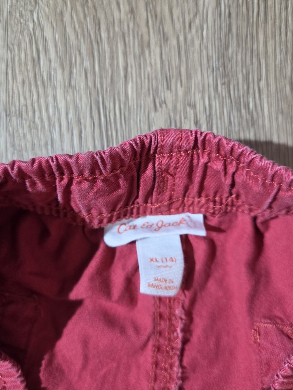 Cat & Jack Raspberry Pull-On Shorts with Drawstring - Picture 2 of 3